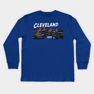 Cleveland Comic Book City Kids Long Sleeve T-Shirt